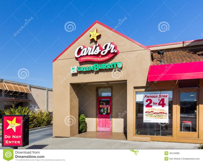 Carl's Jr., Seaside, CA - California Beaches