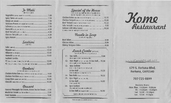 Kome Restaurant