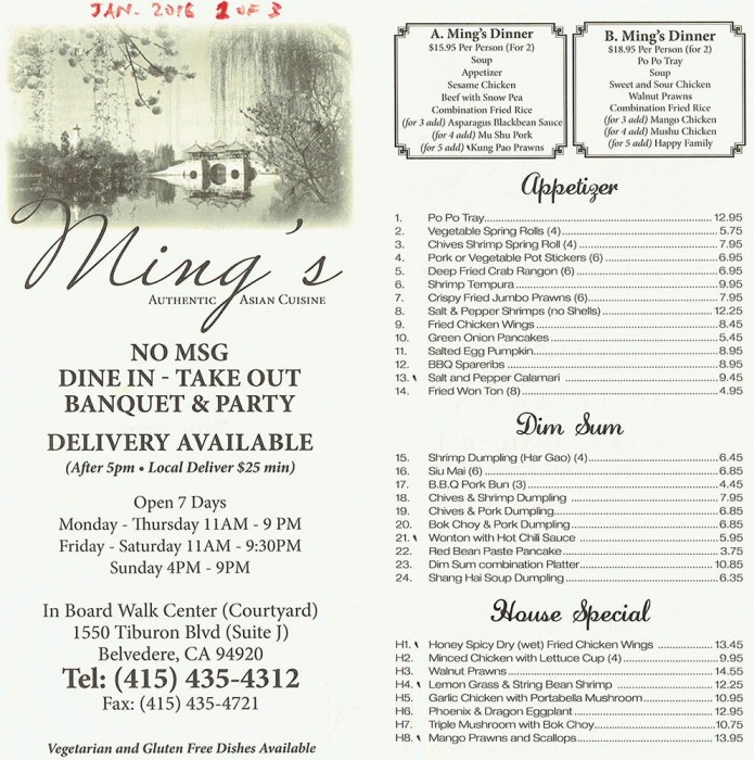 Ming’s Restaurant