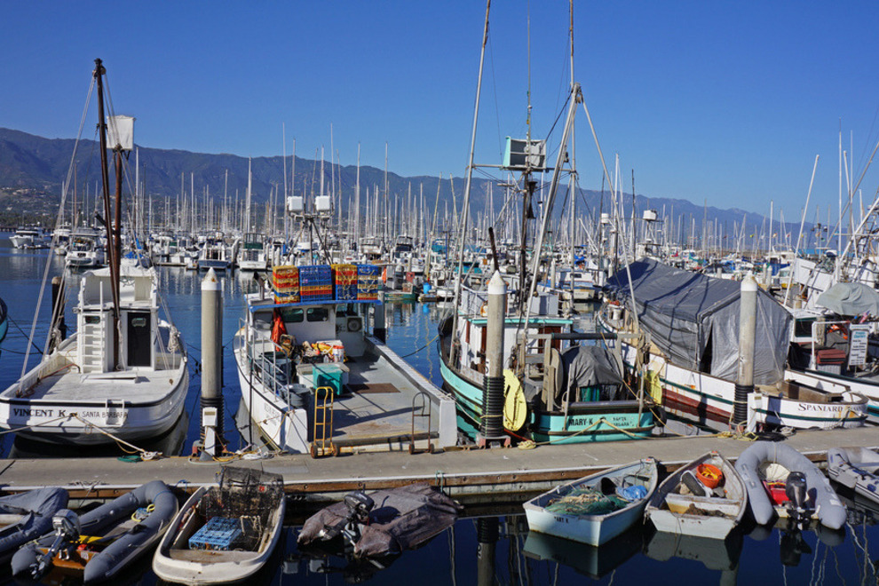 Santa Barbara Harbor, Santa Barbara, CA California Beaches
