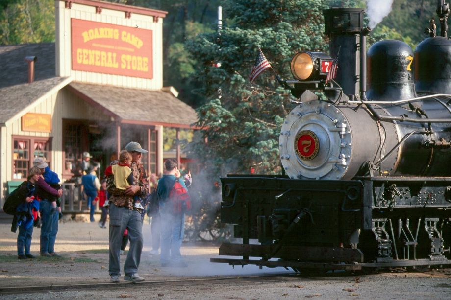 Roaring Camp Railroad Train Ride