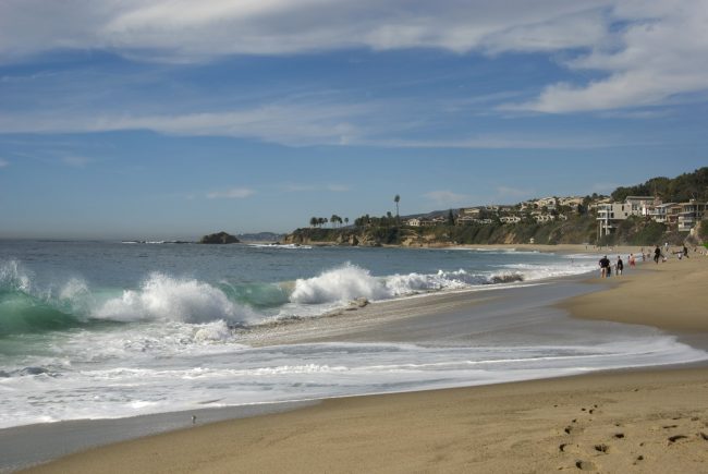 The beaches and coves of southern California