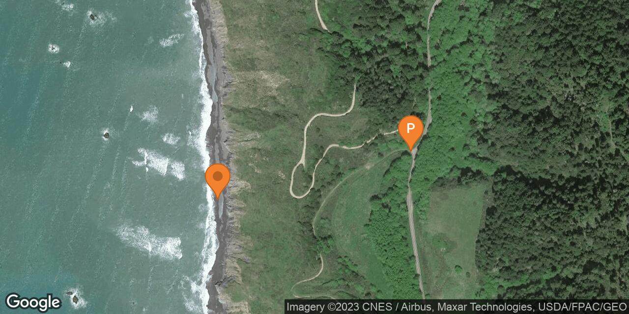 Map of Lost Coast Redwoods Property
