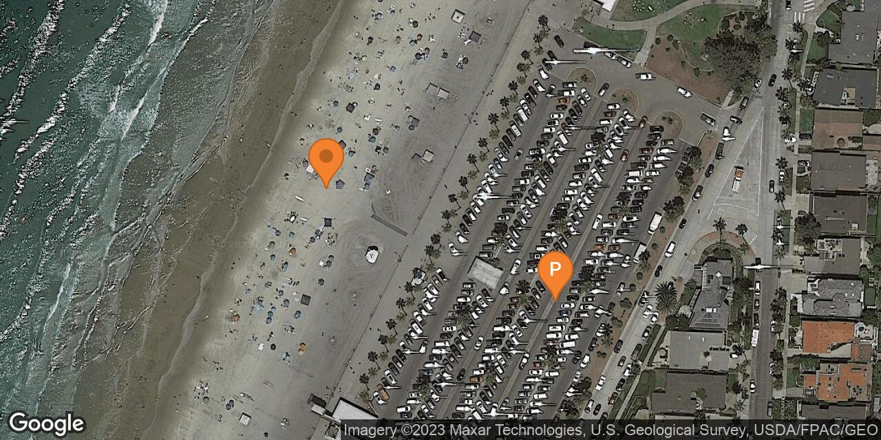 Map of La Jolla Shores Beach