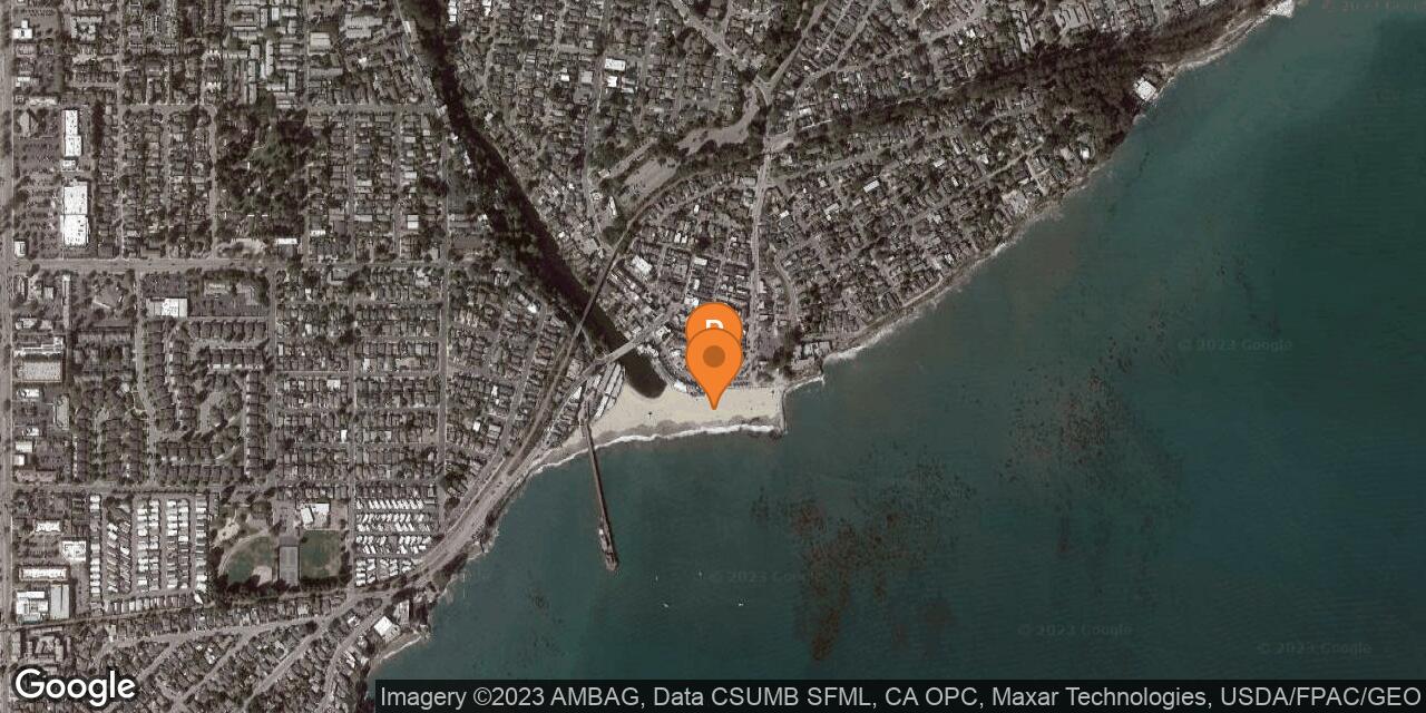 Map of Capitola Beach