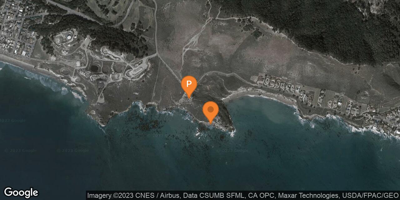 Map of Cave Landing Beach