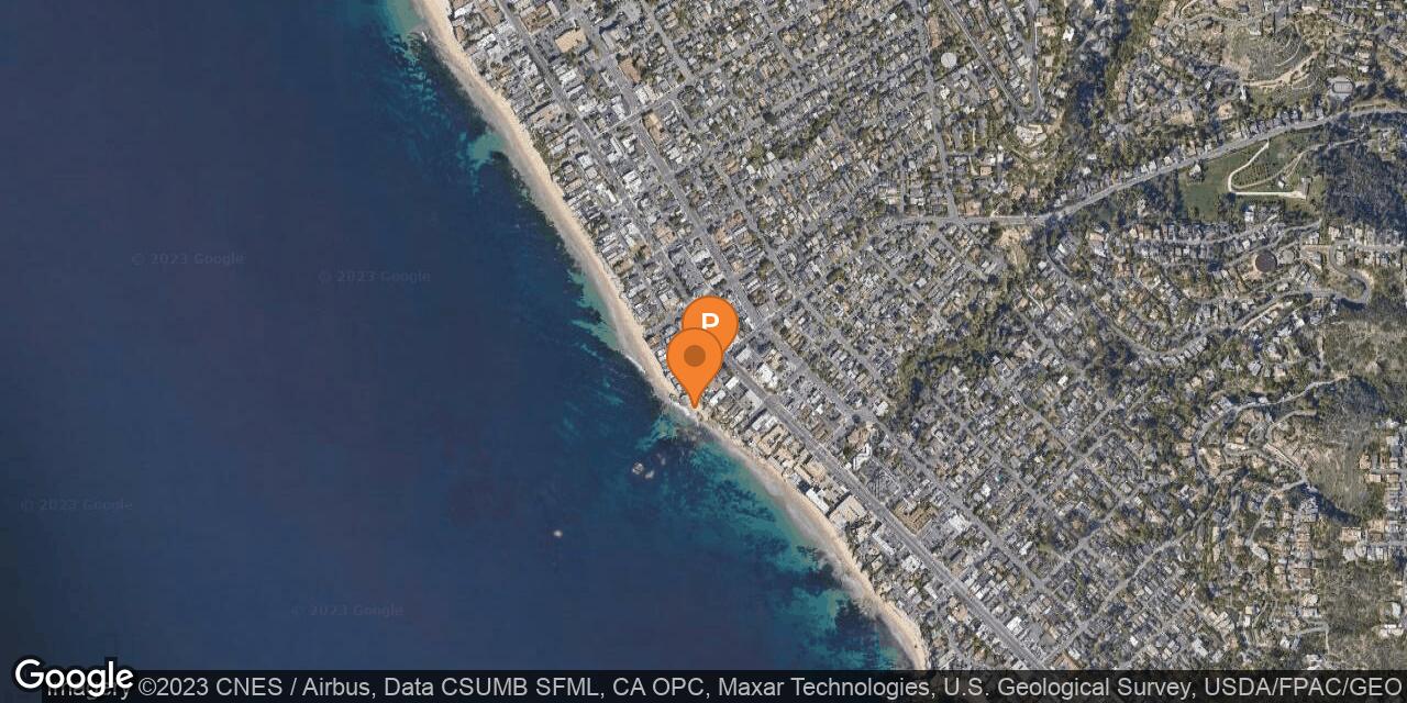 Map of Cress Street Beach