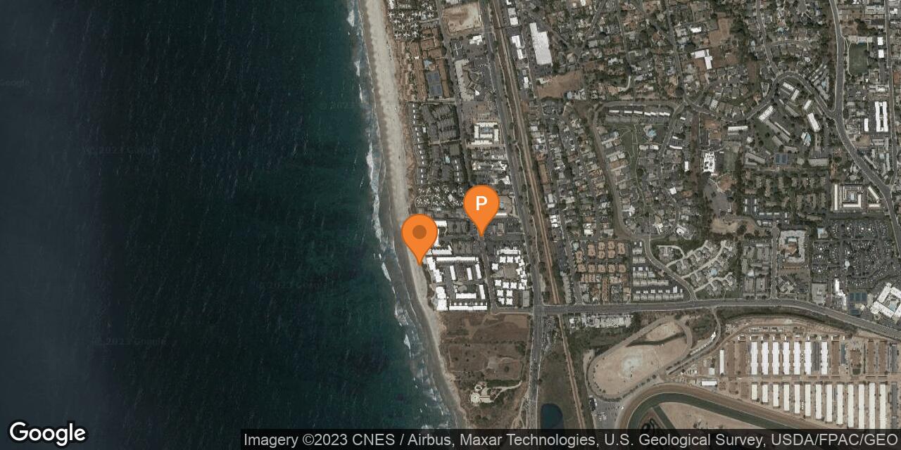 Map of Del Mar Shores Beach Access