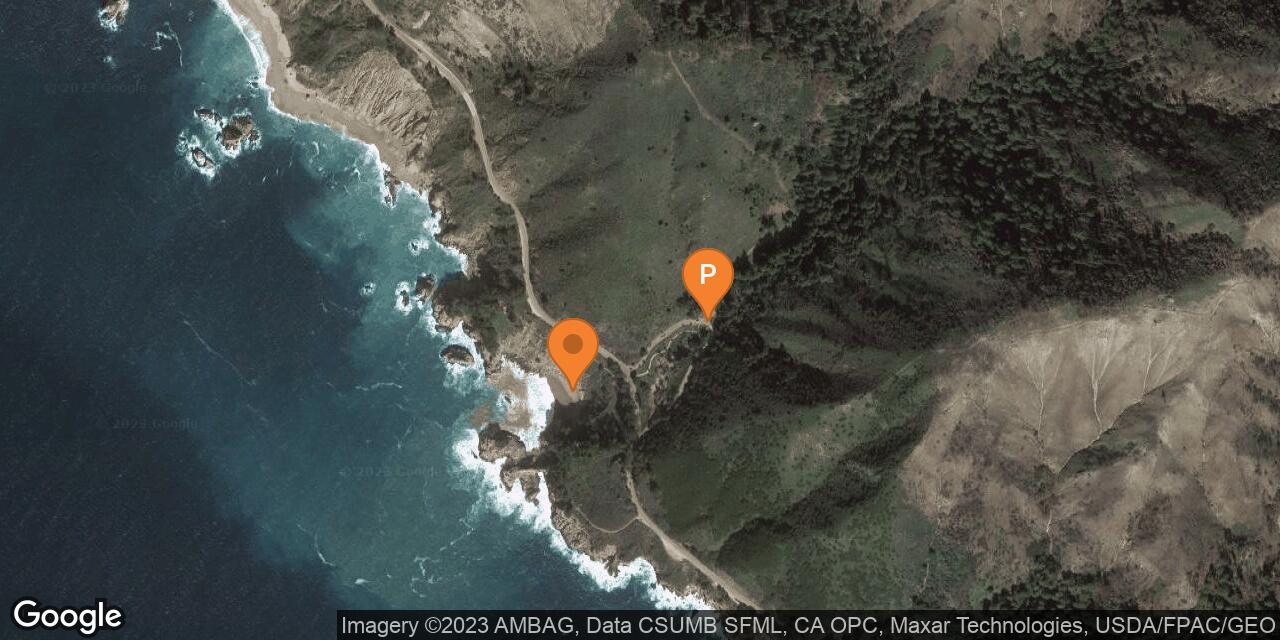 Map of Julia Pfeiffer Burns Beach