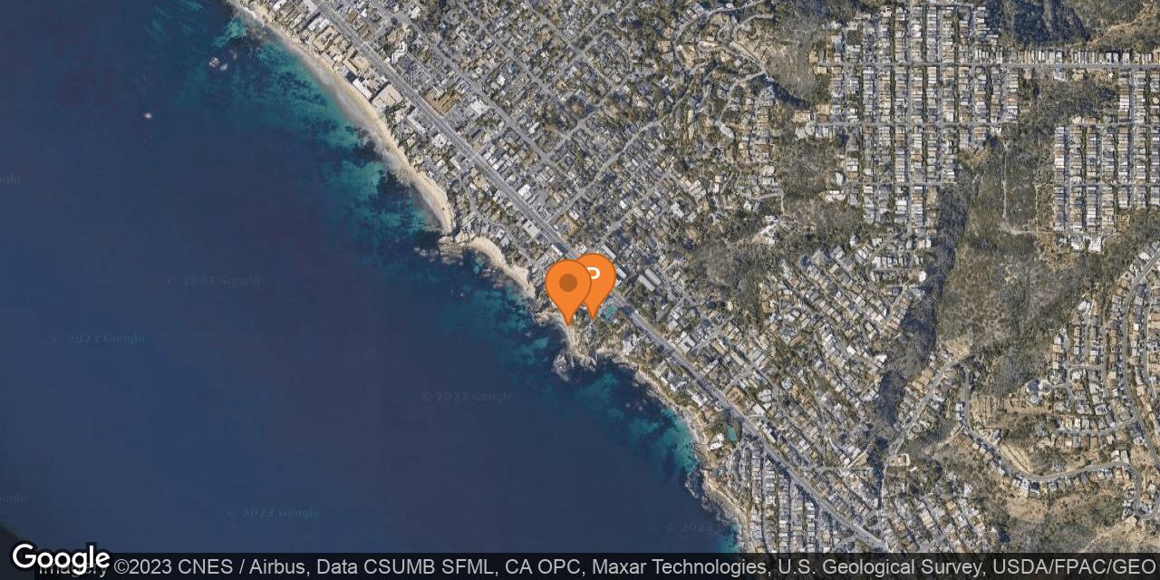 Map of Moss Street Beach