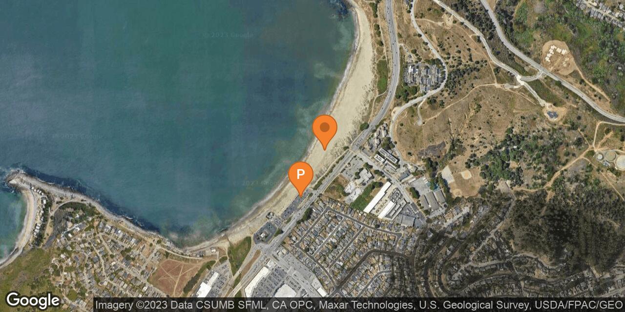 Map of Pacifica State Beach (Linda Mar)