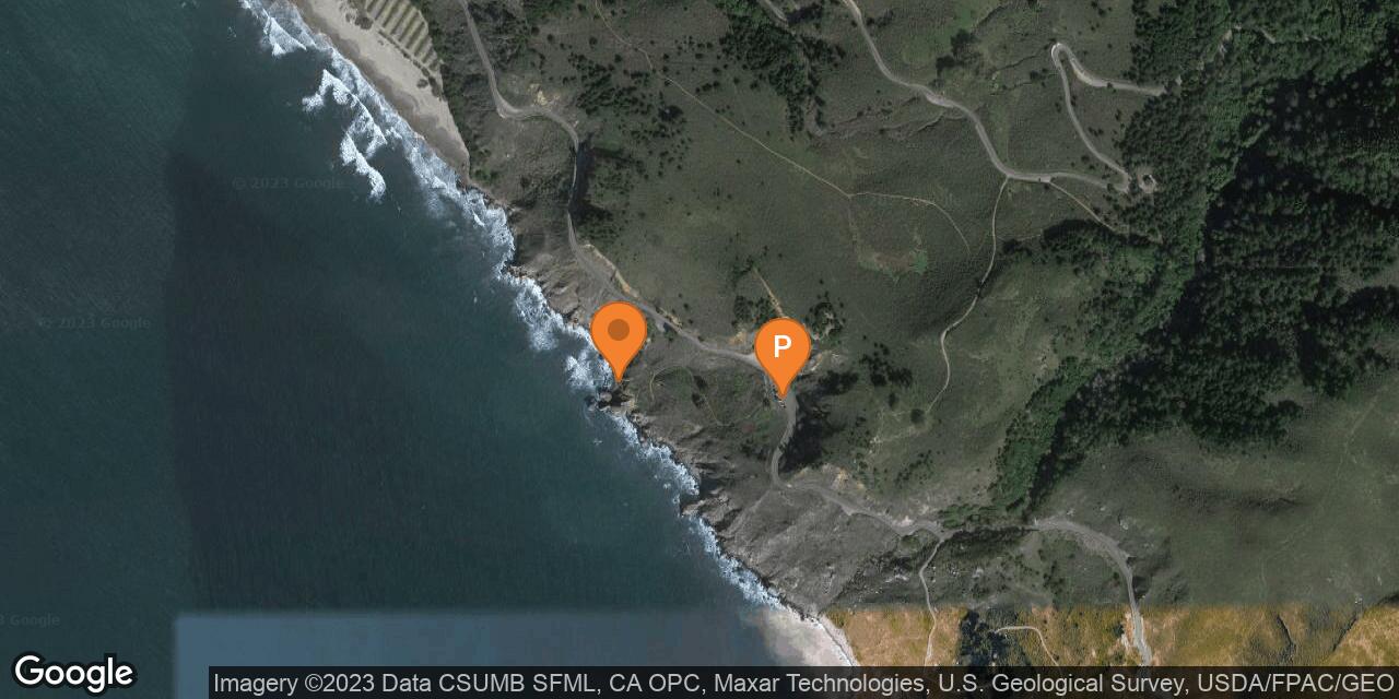 Map of Red Rock Beach