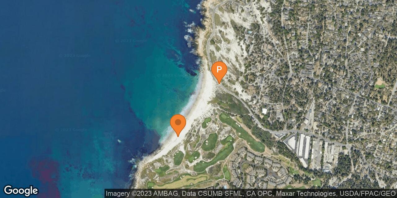 Map of Spanish Bay Beach