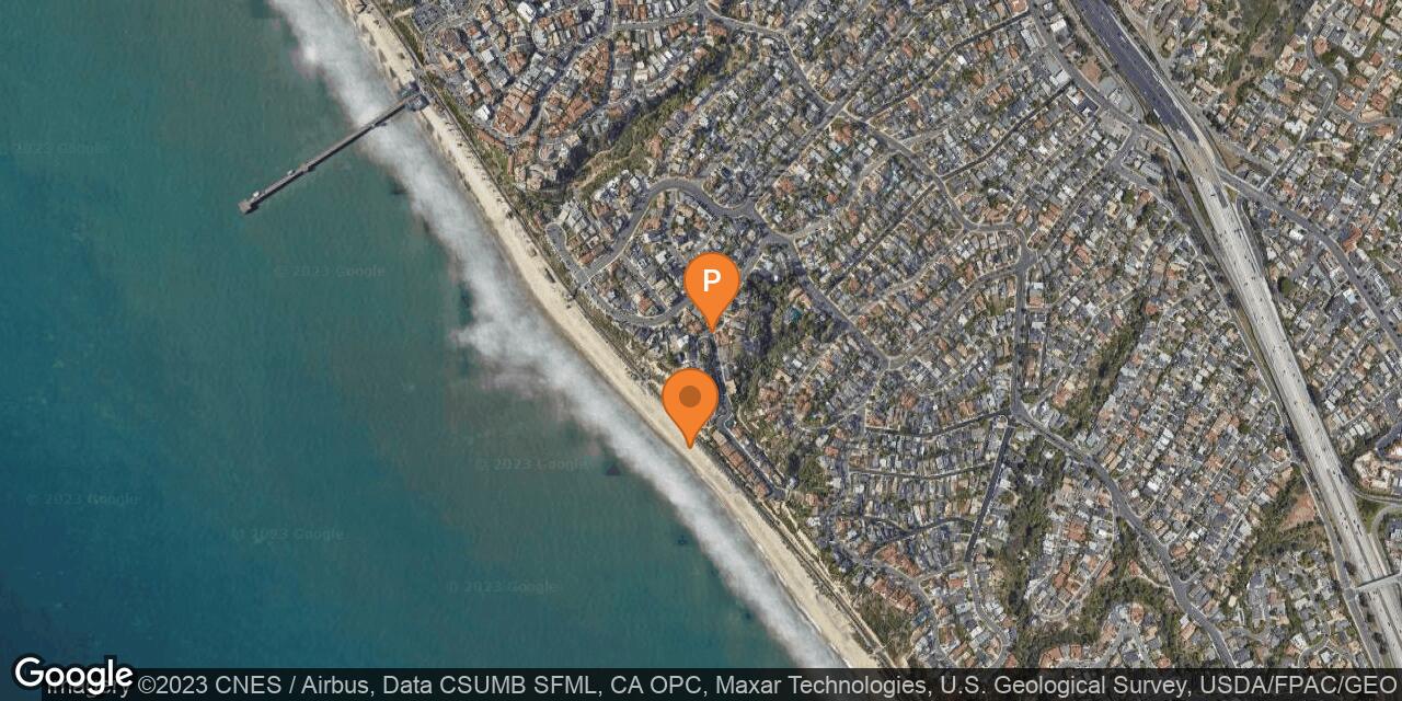 Map of The Hole (Boca del Canon Beach)
