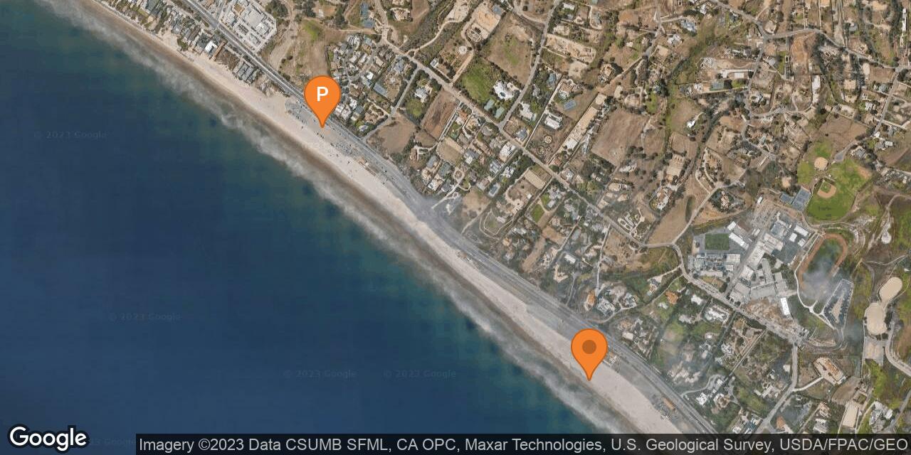 Map of Zuma Beach
