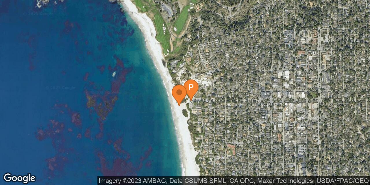 Map of Carmel City Beach