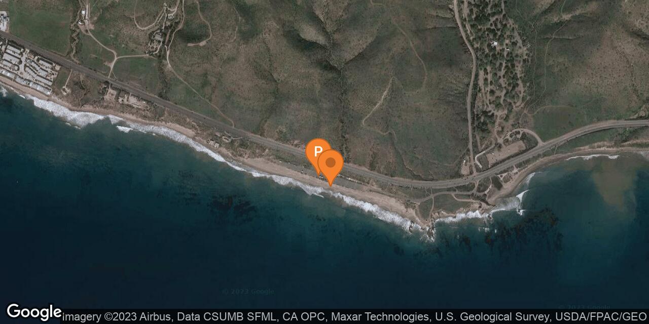 Map of Leo Carrillo State Park – North Beach
