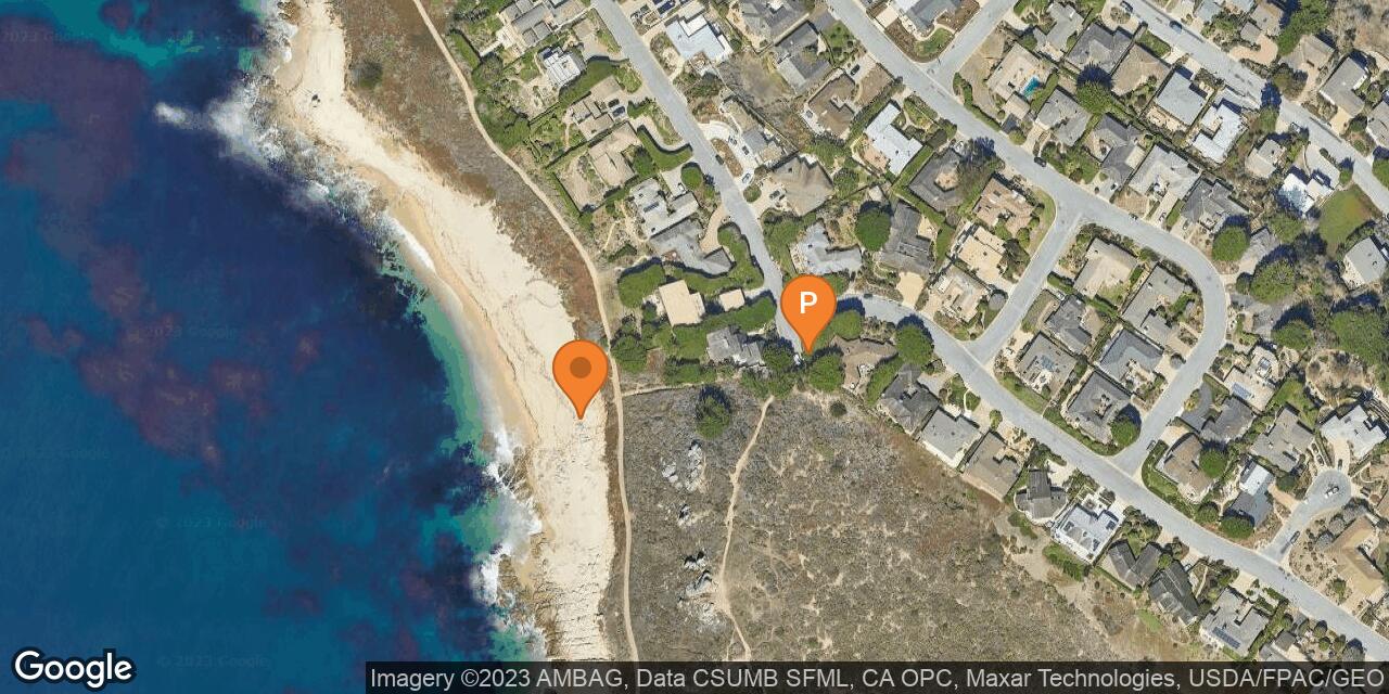 Map of Carmel Meadows Beach