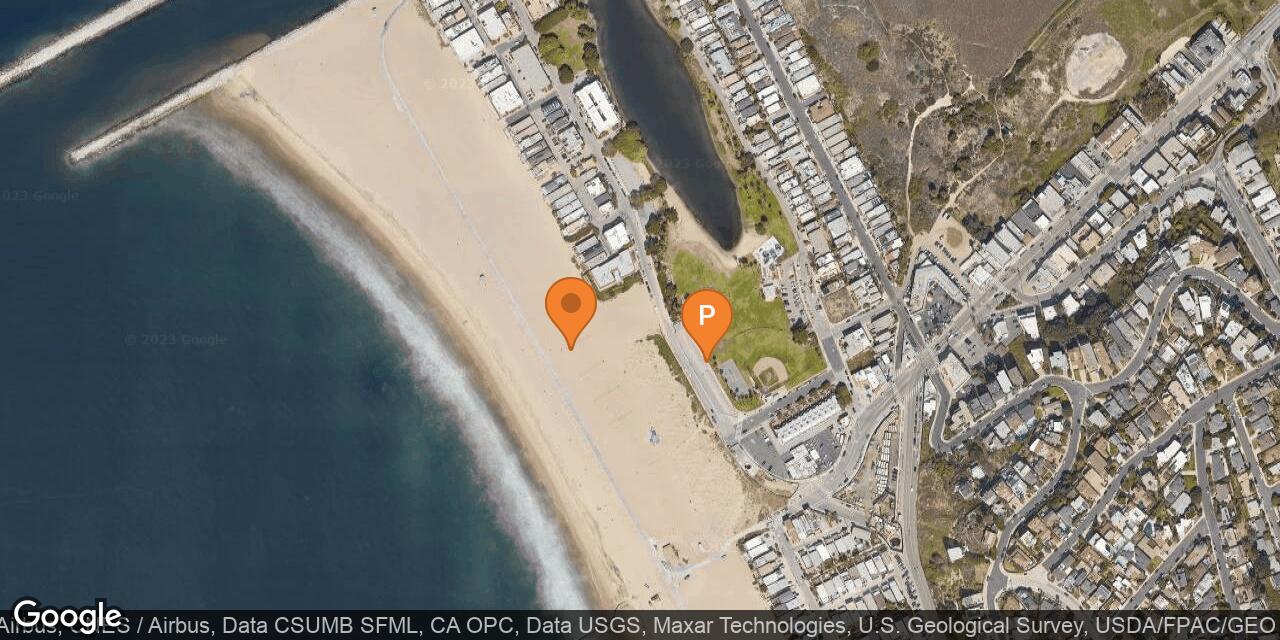 Map of Playa Del Rey Beach