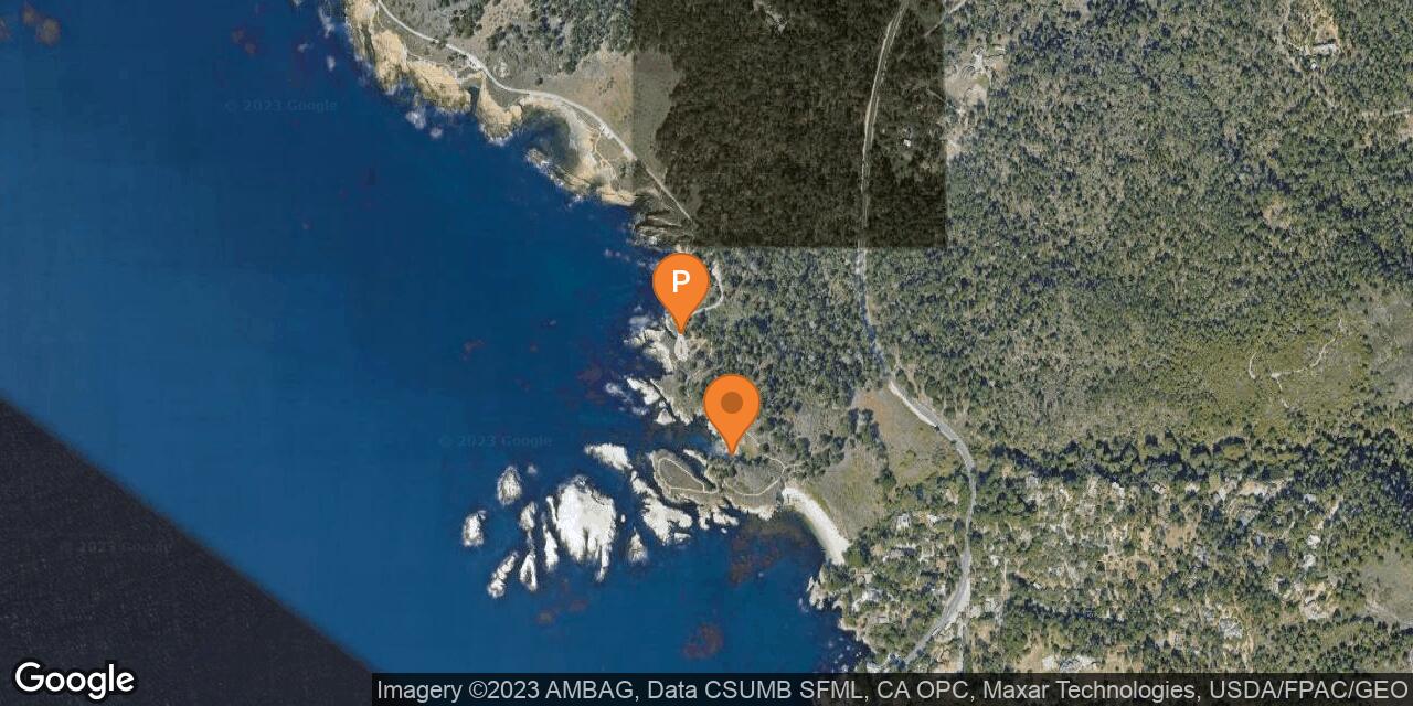 Map of Point Lobos SNR – China Cove Beach