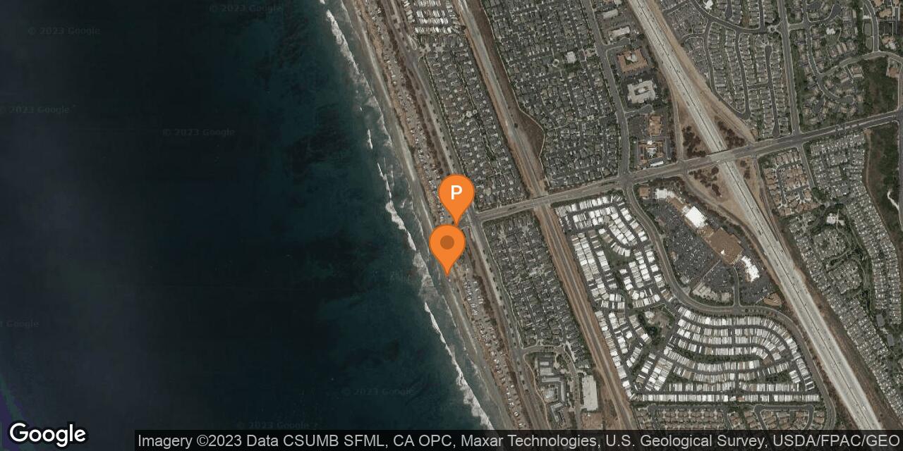 Map of South Carlsbad State Beach