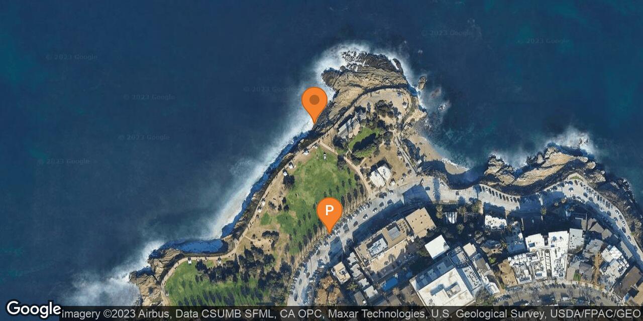 Map of Boomer Beach & Point La Jolla