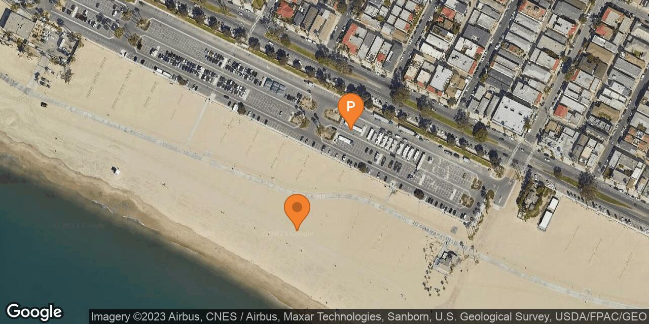 Map of Granada Beach and Rosie’s Dog Beach