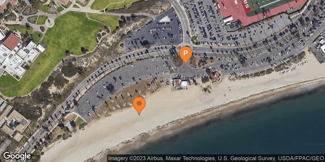 Map of Leadbetter Beach